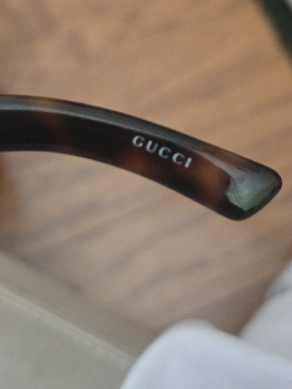 Gucci Branded Black and Gold Men's Sunglasses - Picture 8 of 8